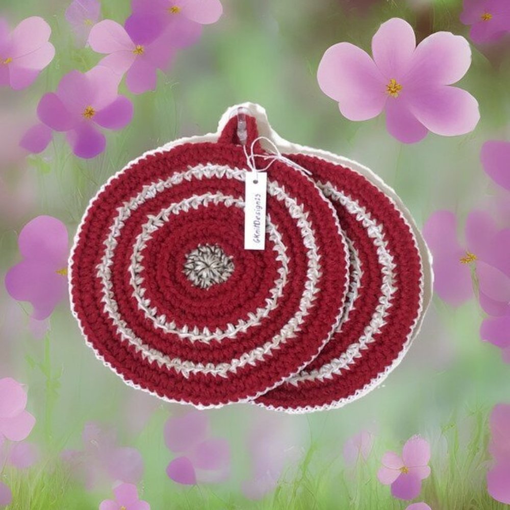 Crochet Pot Holders, Crochet Trivet, Crochet Kitchen Decor, Gifts Under 15